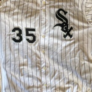 Chicago White Sox Frank Thomas #35 Authentic White Jersey